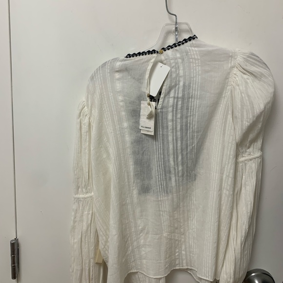 🌟 NWT Ulla Johnson Vida embroidered blouse - Picture 6 of 7